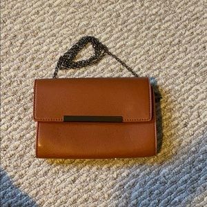 Brown hand bag